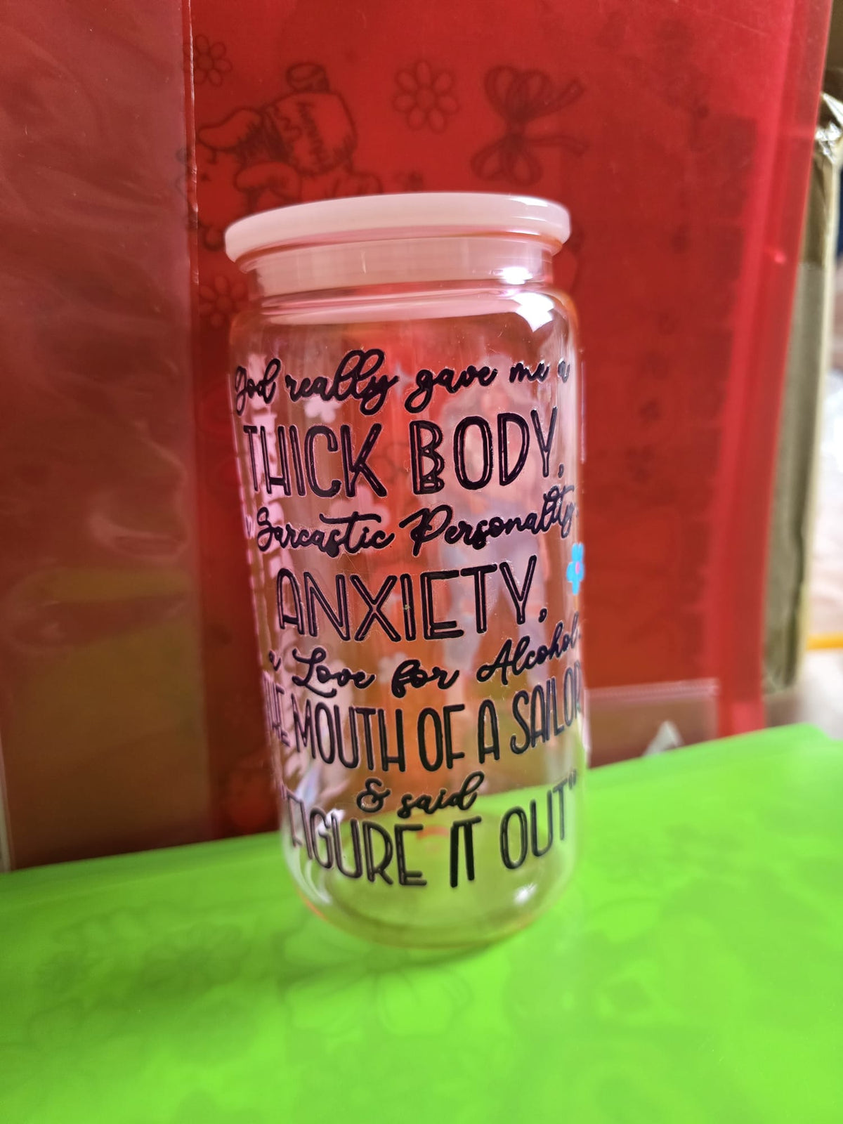 Baby pink tumbler