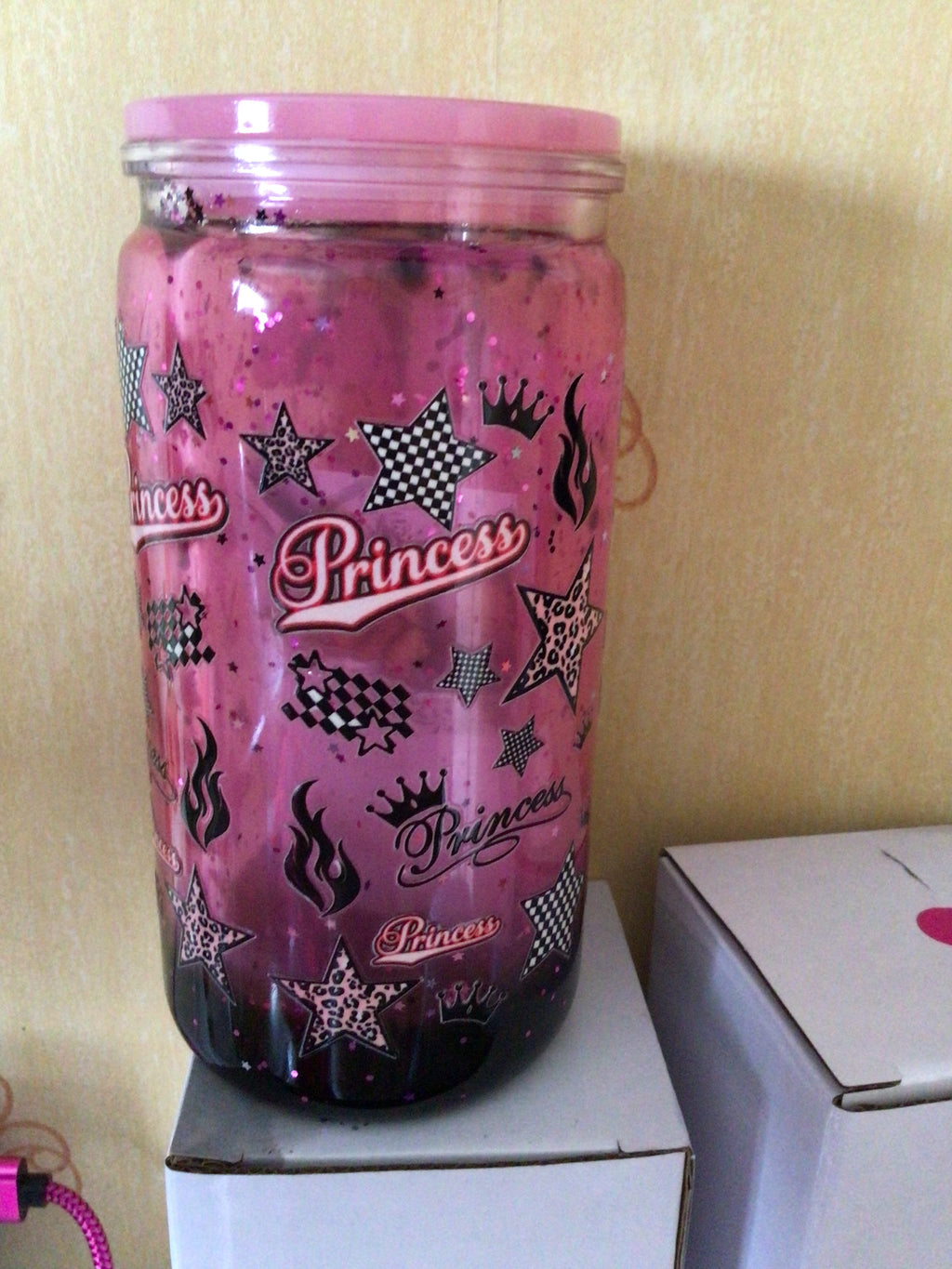Pink tumbler