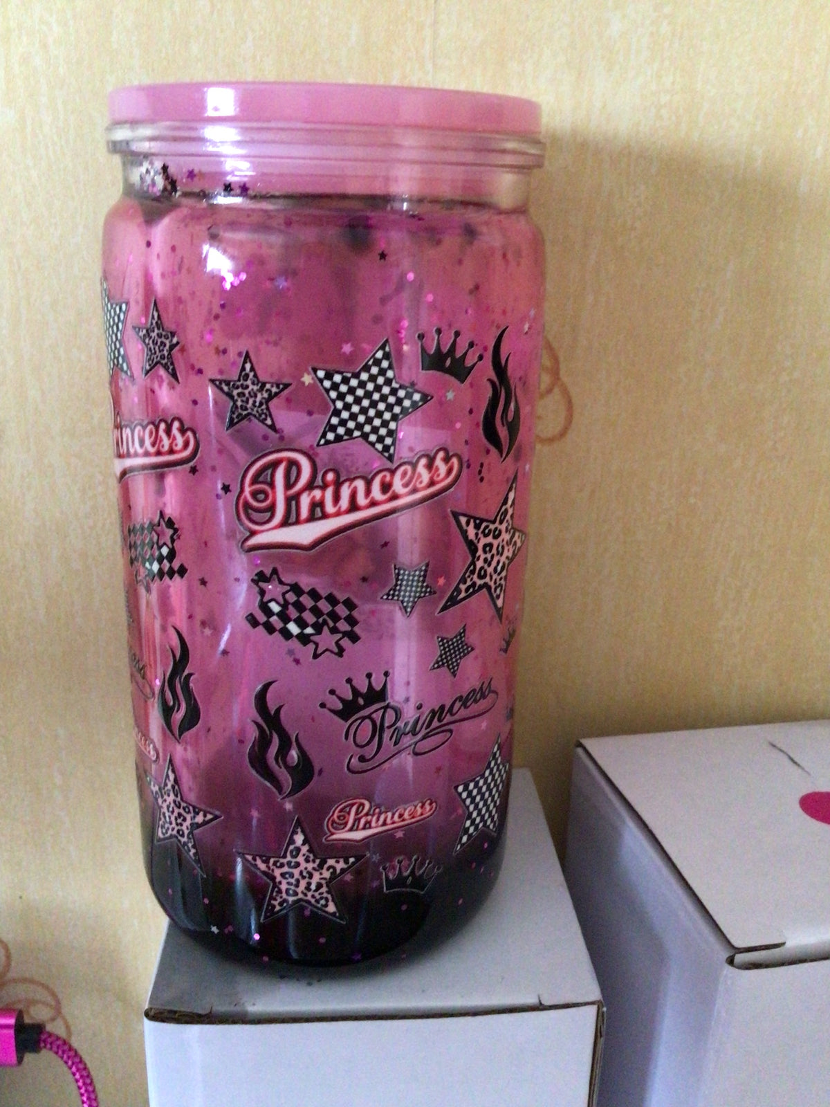 Pink tumbler