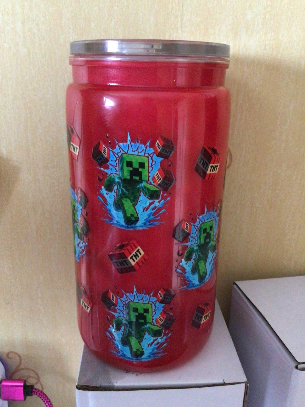 Mine craft tumbler