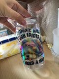 Clear tumbler