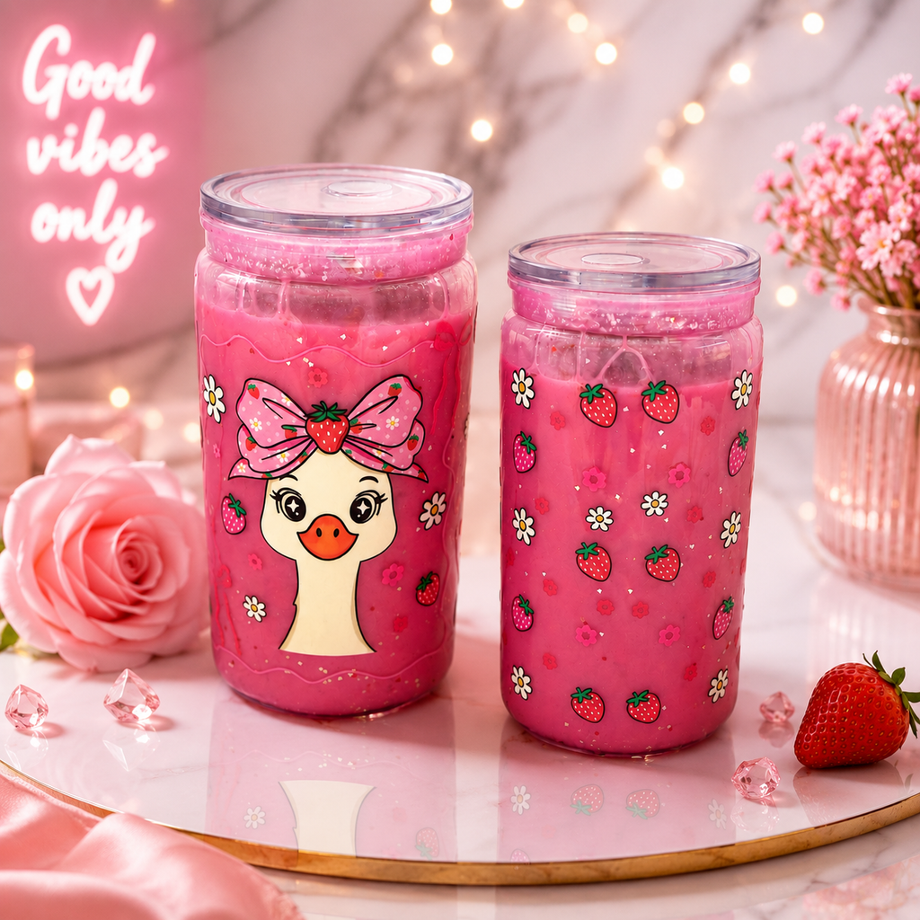 Milkshake design drinking cup