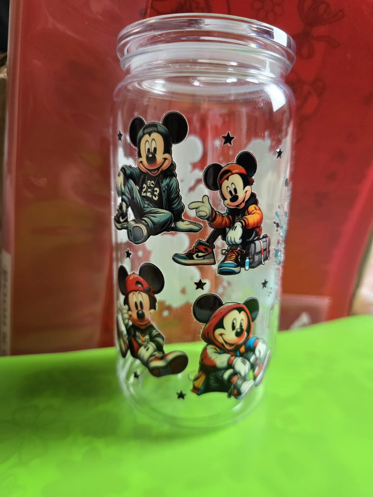 Clear mickey tumbler
