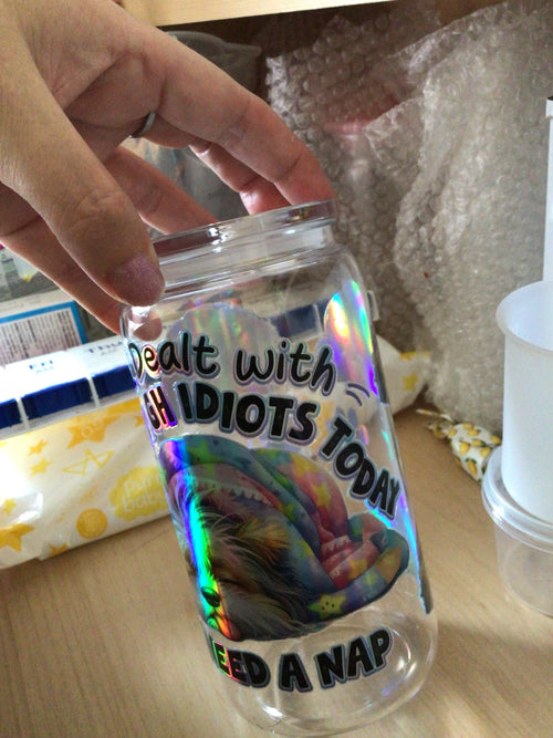 Clear tumbler