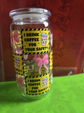 Clear tumbler