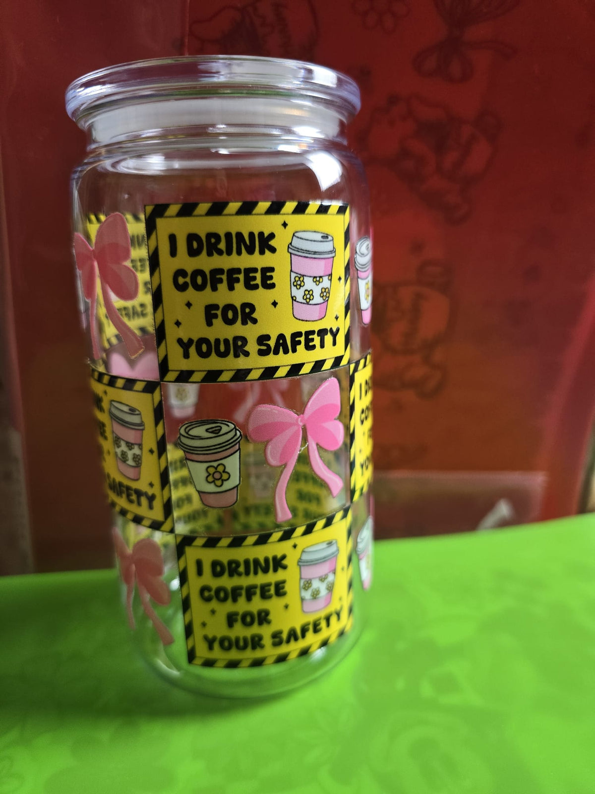 Clear tumbler