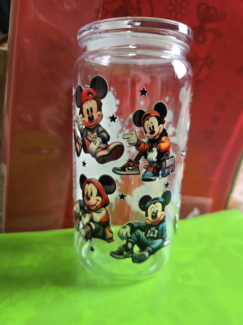 Clear mickey tumbler