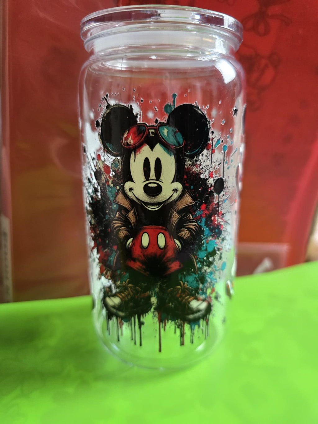 Clear mickey tumbler