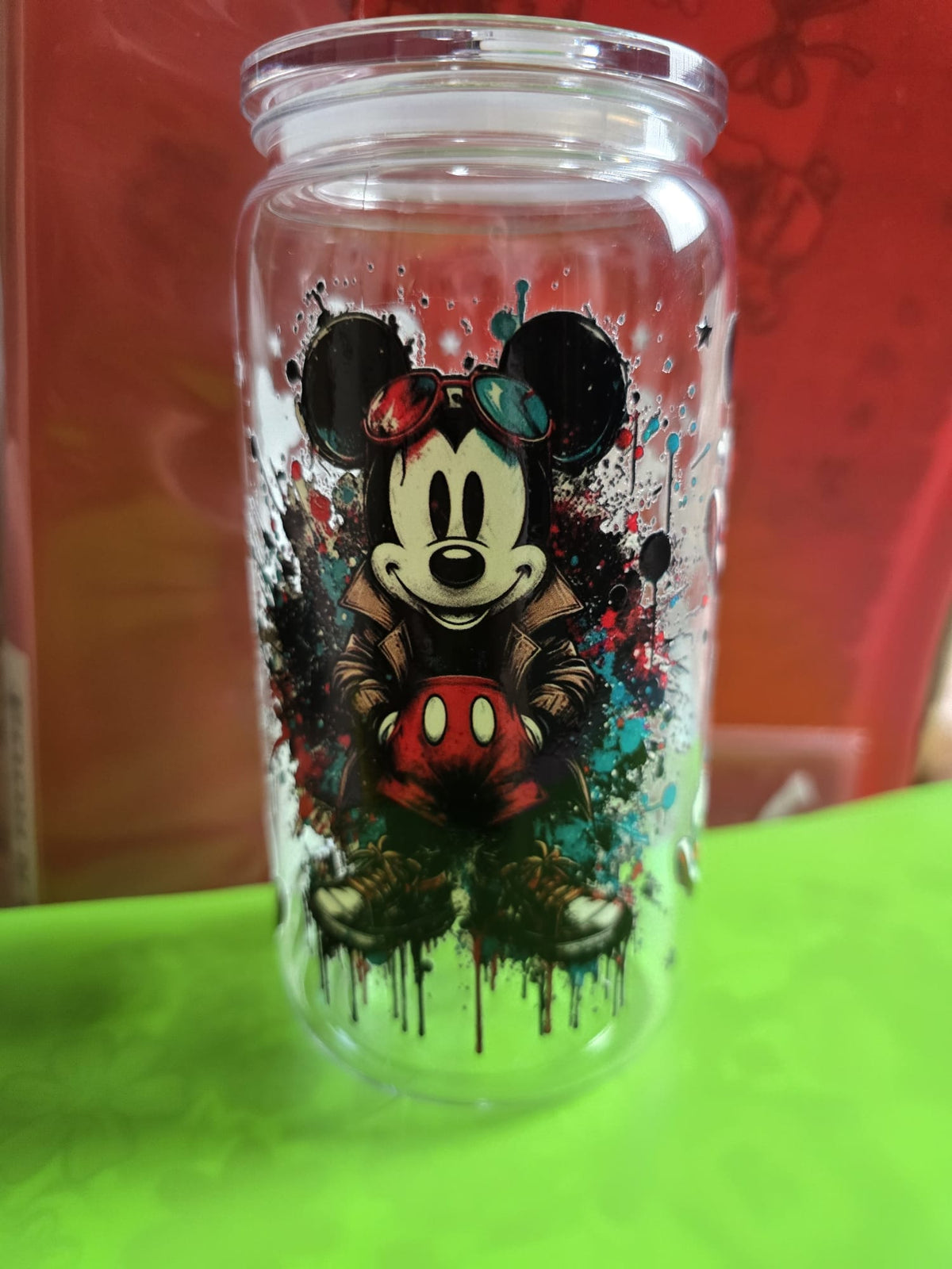 Clear mickey tumbler