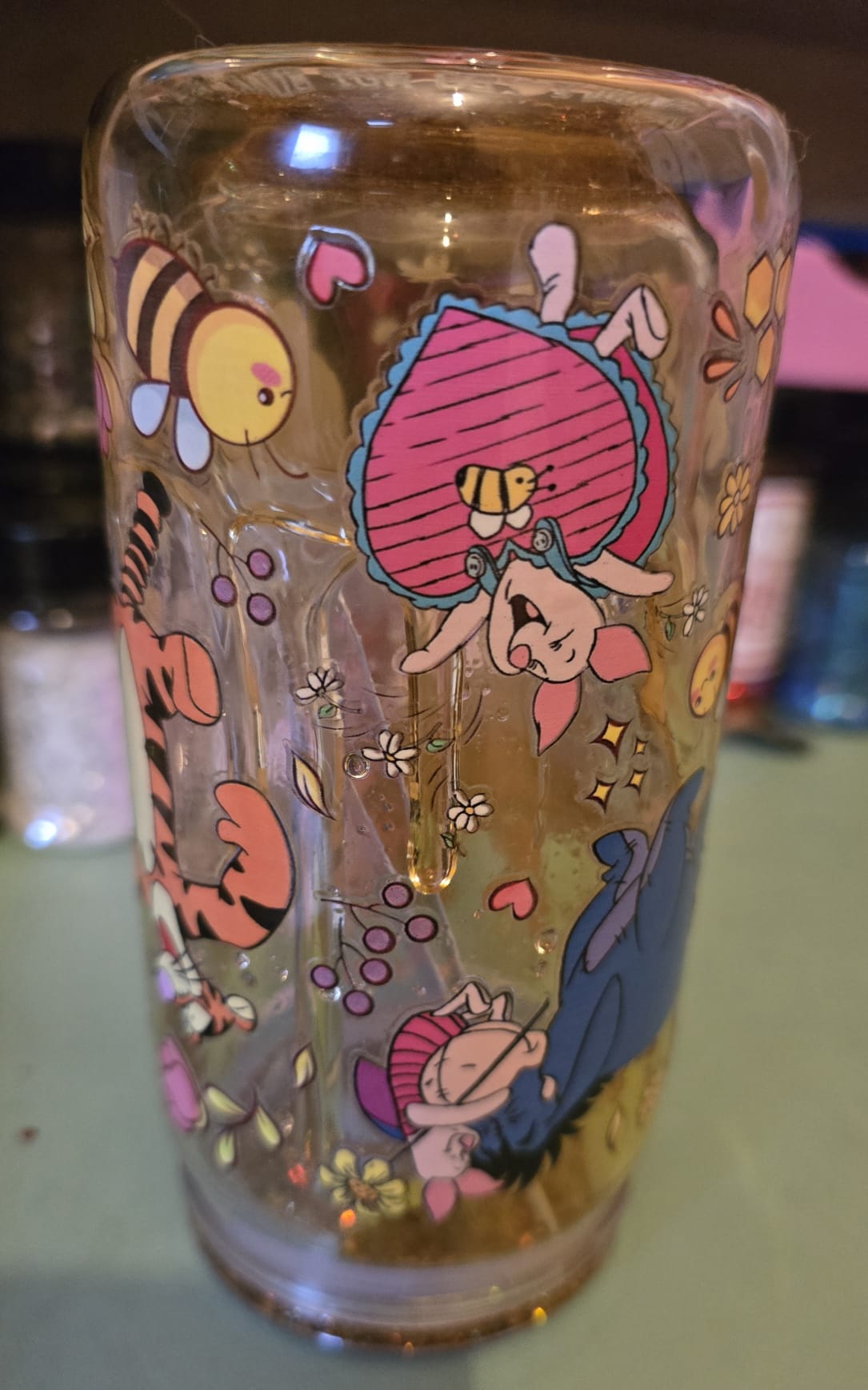 Pooh bear honey drip tumbler