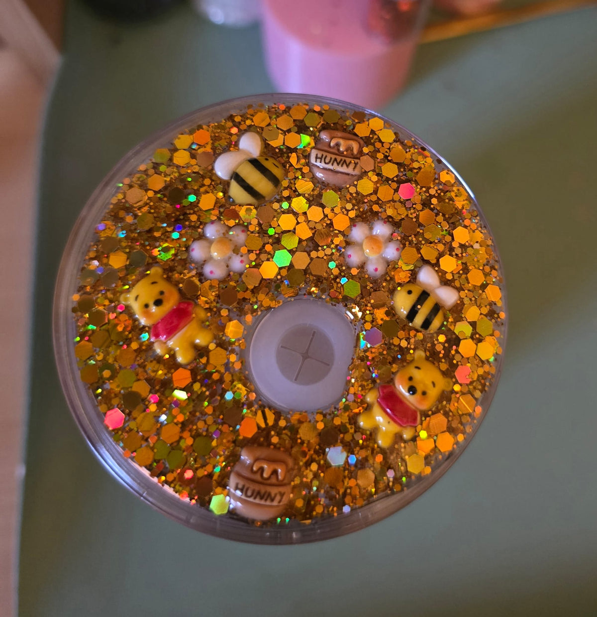 Pooh bear honey drip tumbler