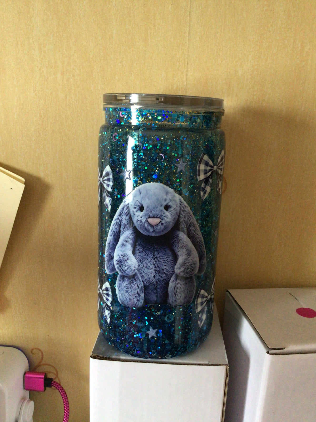 Stunning jelly cat tumbler