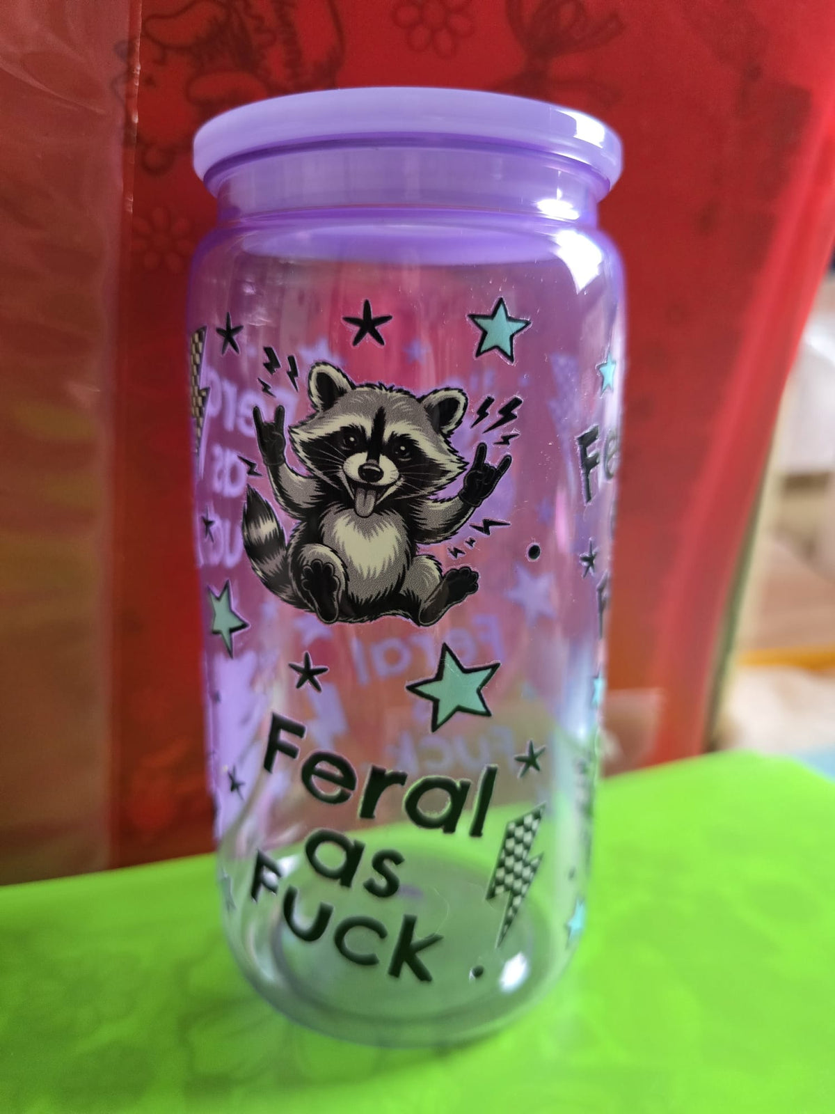 Pretty purple tumbler