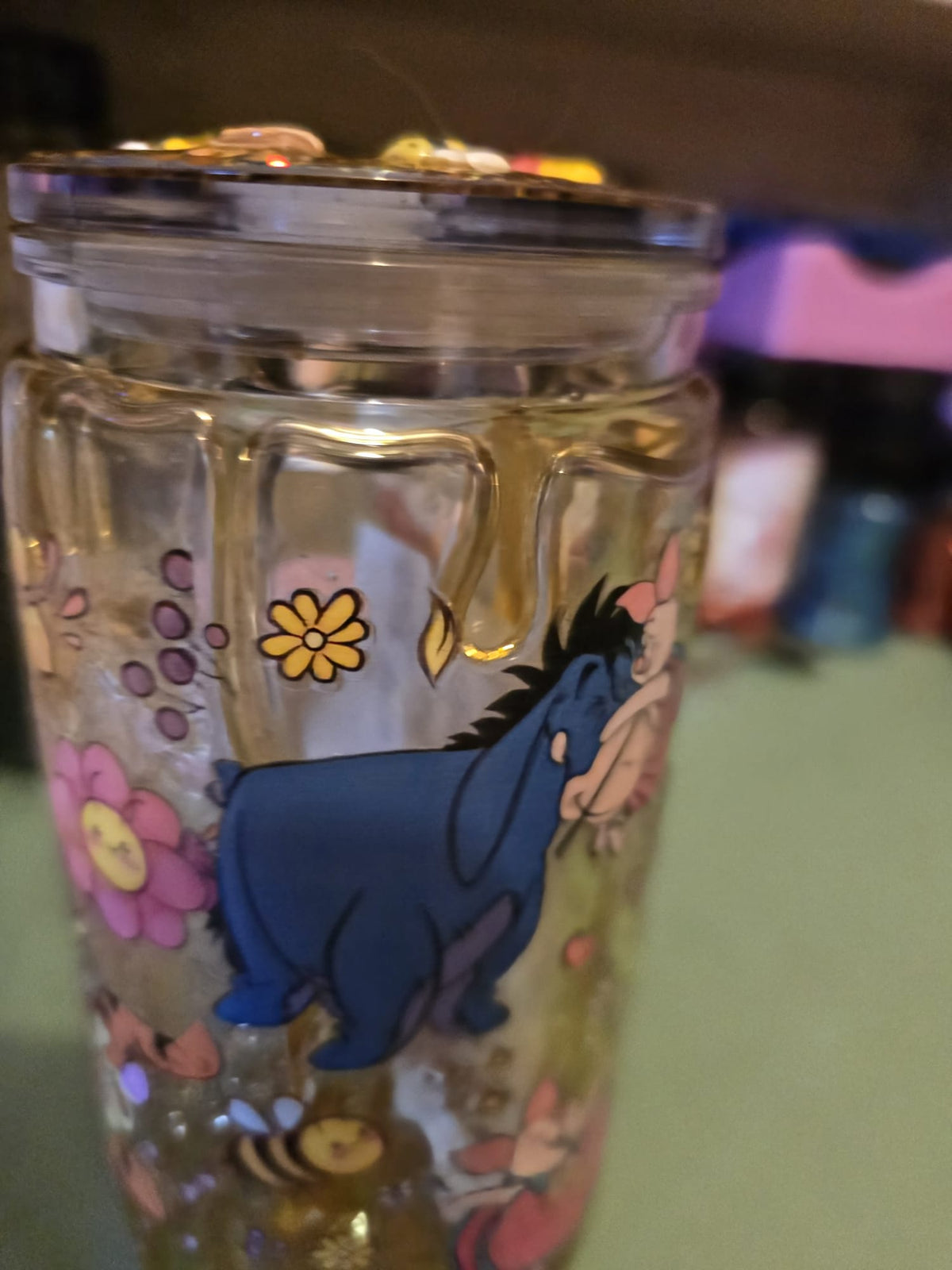 Pooh bear honey drip tumbler